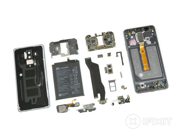 کالبدشکافی و بررسی قطعات هواوی Mate 10 Pro — آموزش تعمیر