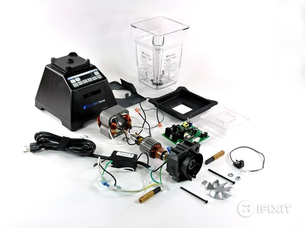 کالبدشکافی و بررسی قطعات مخلوط‌کن Blendtec Total
