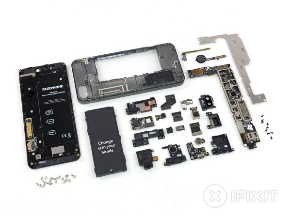 کالبدشکافی گوشی فیرفون ۳ (Fairphone 3)