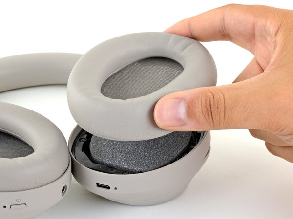 تعویض پدهای گوش هدفون سونی WH-1000XM4 — آموزش تعمیر