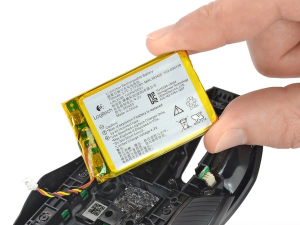 آموزش تعویض باتری موس لاجیتک G903