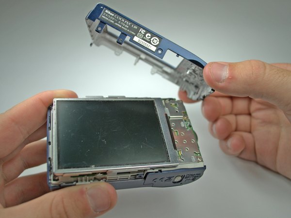 تعویض قاب پشتی دوربین نیکون Coolpix L18