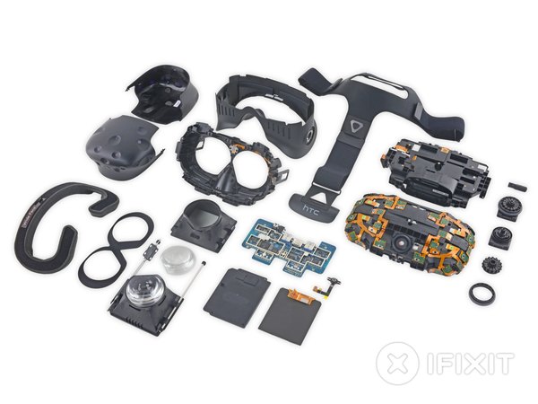 کالبدشکافی و بررسی قطعات داخلی هدست HTC Vive