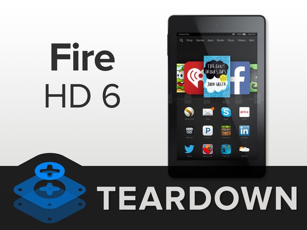 کالبدشکافی تبلت Kindle Fire HD 6؛ راز قطعات فشرده و دردسرهای چسب باتری