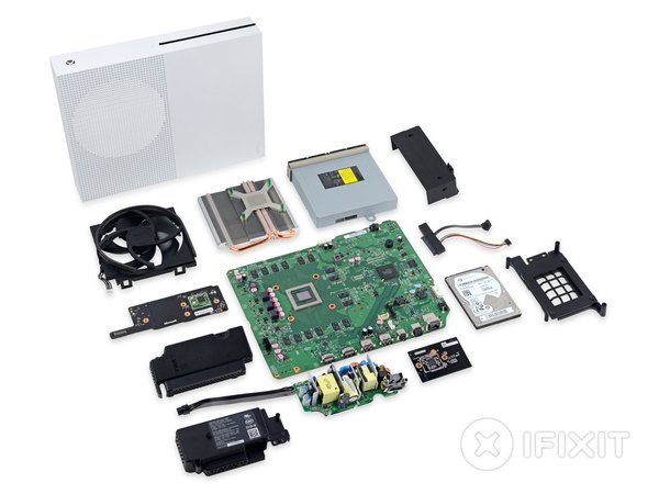 کالبدشکافی ایکس باکس وان اس (Xbox One S): نگاهی به قطعات داخلی