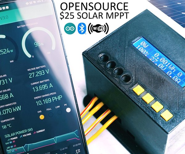 شارژ کنترلر خورشیدی ۱۰۰۰ وات با ESP32 — آموزش مشابه