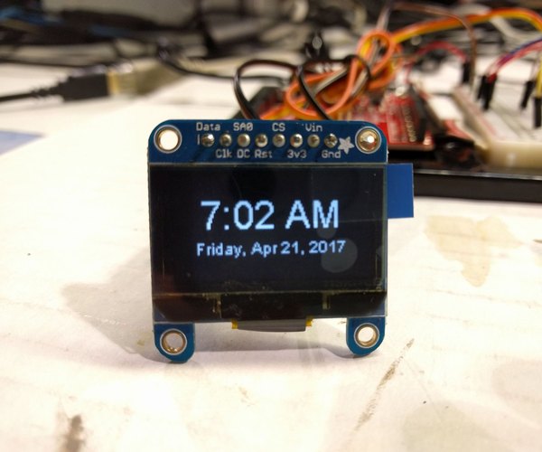ساعت اینترنتی دقیق با ماژول ESP8266 و نمایشگر OLED — آموزش مشابه