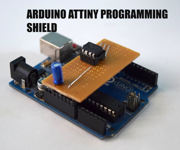 پروژه ساخت شیلد پروگرامر میکروکنترلر ATtiny با برد آردوینو — مدار الکترونیکی