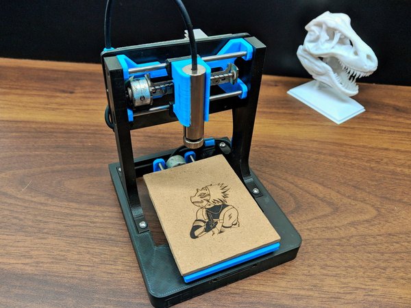 مینی دستگاه CNC لیزر حکاکی تو خونه — آموزش ساخت