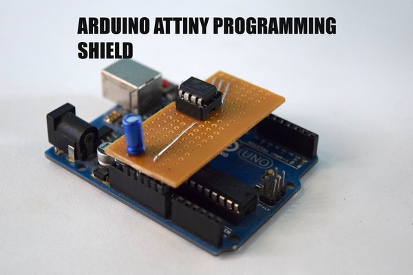 شیلد پروگرامر میکروکنترلر ATtiny با برد آردوینو — آموزش ساخت
